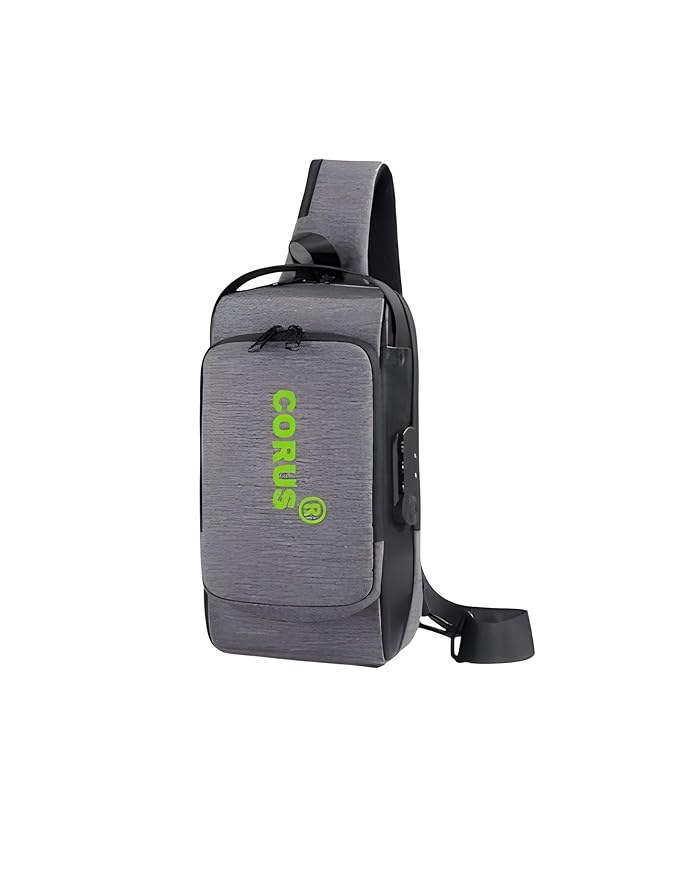 CORUS New Premium Anti Theft Crossbody, Sling Backpack Waterproof Shoulder Bag